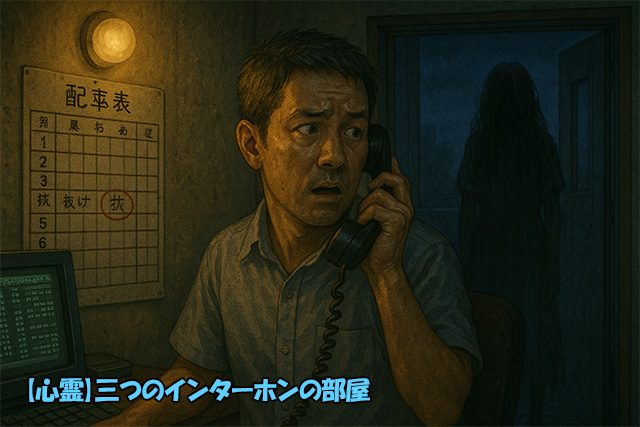 【心霊】三つのインターホンの部屋